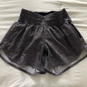 grey Lululemon shorts